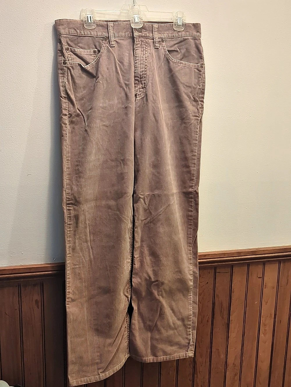 Eddie Bauer Men's Cotton Corduroy Pants Waist 33x30